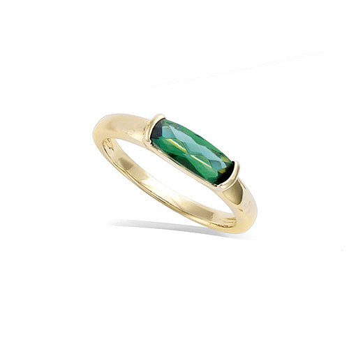 Rose Ann Emerald Ring (Green Tourmaline) from O'Dwyer, Stockholm