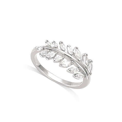 Le Marshand®  -  Joyería en plata 925, chapado en Oro 24K - Anillo Rama degradé (Plata 925) - Diseños propios - Brazaletes, pulseras, collares y pendientes - Joyería online - Mallorca