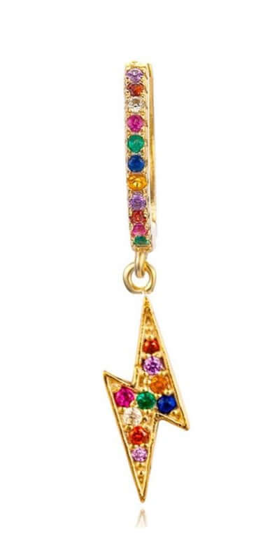 Le Marshand®  -  Joyería en plata 925, chapado en Oro 24K - Arito Rayo Colorines - Diseños propios - Brazaletes, pulseras, collares y pendientes - Joyería online - Mallorca