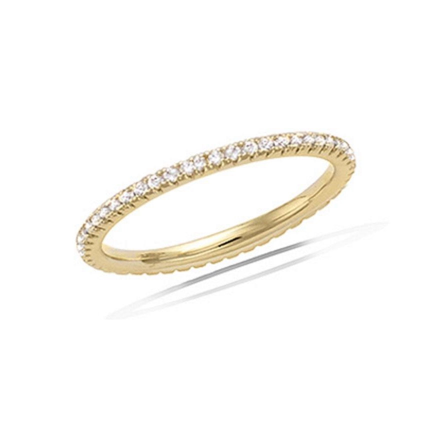 Le Marshand®  -  Joyería en plata 925, chapado en Oro 24K - Alianza circonitas (Oro) - Diseños propios - Brazaletes, pulseras, collares y pendientes - Joyería online - Mallorca