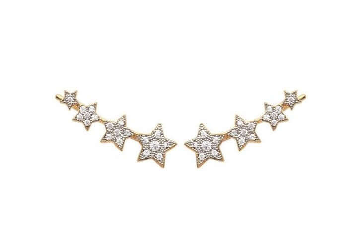 Le Marshand®  -  Joyería en plata 925, chapado en Oro 24K - Climbers estrellas (Oro) - Diseños propios - Brazaletes, pulseras, collares y pendientes - Joyería online - Mallorca