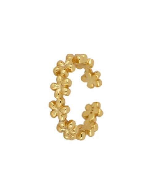 Le Marshand®  -  Joyería en plata 925, chapado en Oro 24K - Cuff Florecitas - Diseños propios - Brazaletes, pulseras, collares y pendientes - Joyería online - Mallorca