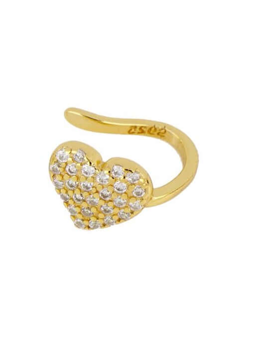 Le Marshand®  -  Joyería en plata 925, chapado en Oro 24K - Cuff Corazón - Diseños propios - Brazaletes, pulseras, collares y pendientes - Joyería online - Mallorca