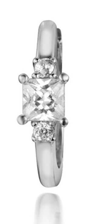 Le Marshand®  -  Joyería en plata 925, chapado en Oro 24K - Arito Solitarios Linea (Plata) - Diseños propios - Brazaletes, pulseras, collares y pendientes - Joyería online - Mallorca