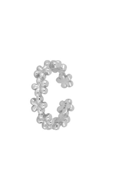 Le Marshand®  -  Joyería en plata 925, chapado en Oro 24K - Cuff Florecitas (Plata) - Diseños propios - Brazaletes, pulseras, collares y pendientes - Joyería online - Mallorca