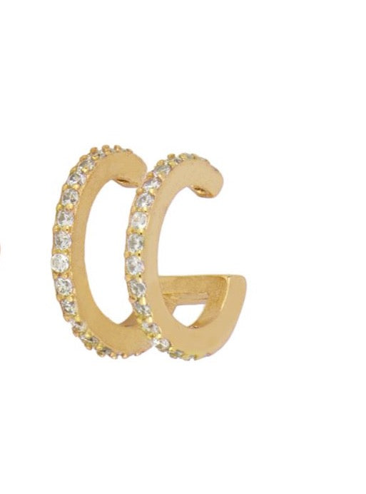 Le Marshand®  -  Joyería en plata 925, chapado en Oro 24K - Cuff Lux Doble Circ - Diseños propios - Brazaletes, pulseras, collares y pendientes - Joyería online - Mallorca