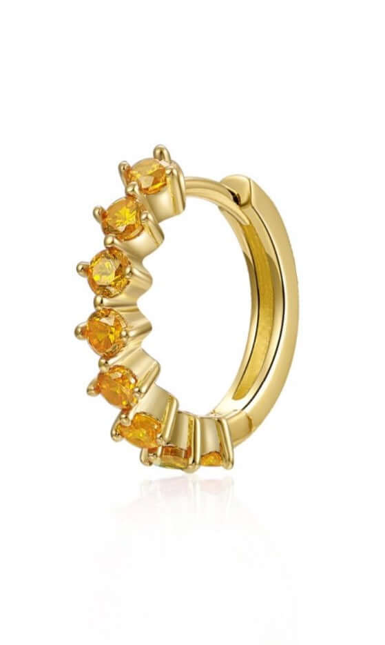 Le Marshand®  -  Joyería en plata 925, chapado en Oro 24K - Arito Circulitos Champagne - Diseños propios - Brazaletes, pulseras, collares y pendientes - Joyería online - Mallorca