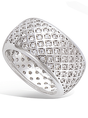 Le Marshand®  -  Joyería en plata 925, chapado en Oro 24K - Anillo Gran Circ (Plata) - Diseños propios - Brazaletes, pulseras, collares y pendientes - Joyería online - Mallorca