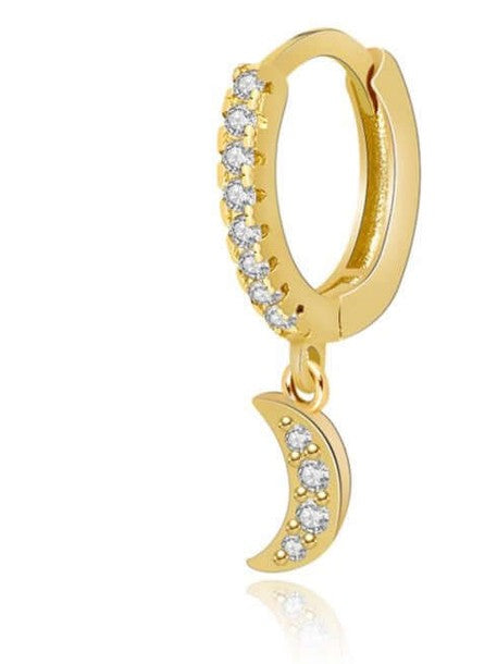 Le Marshand®  -  Joyería en plata 925, chapado en Oro 24K - Arito Circ Luna - Diseños propios - Brazaletes, pulseras, collares y pendientes - Joyería online - Mallorca