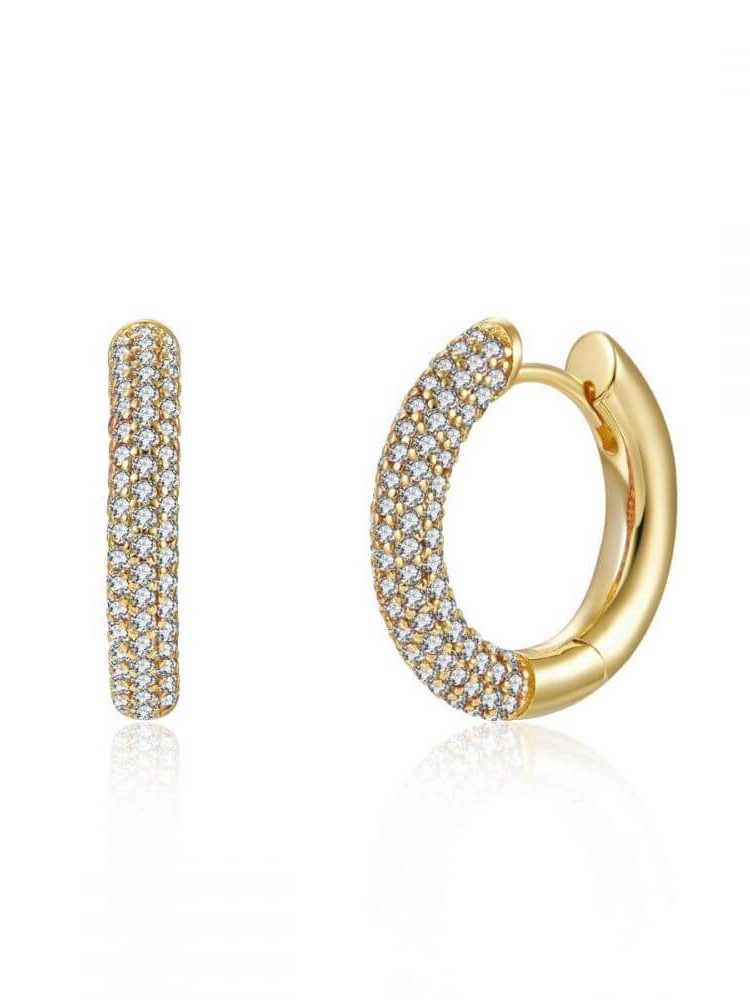 Le Marshand®  -  Joyería en plata 925, chapado en Oro 24K - Arito Lux Round - Diseños propios - Brazaletes, pulseras, collares y pendientes - Joyería online - Mallorca