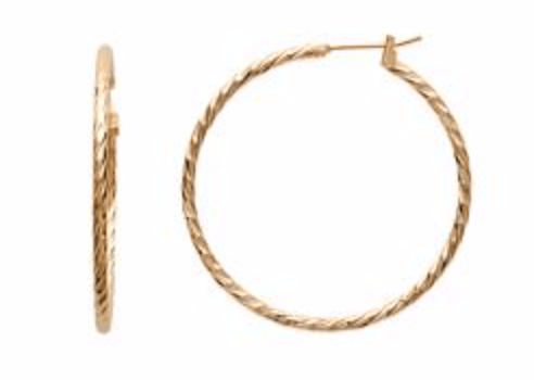 Le Marshand®  -  Joyería en plata 925, chapado en Oro 24K - Aros New Saturn 4cm - Diseños propios - Brazaletes, pulseras, collares y pendientes - Joyería online - Mallorca