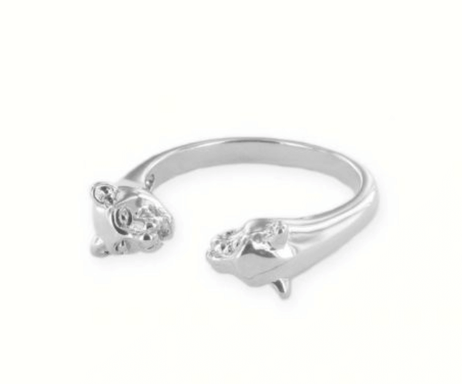 Le Marshand®  -  Joyería en plata 925, chapado en Oro 24K - Anillo Pantera (Plata) - Diseños propios - Brazaletes, pulseras, collares y pendientes - Joyería online - Mallorca