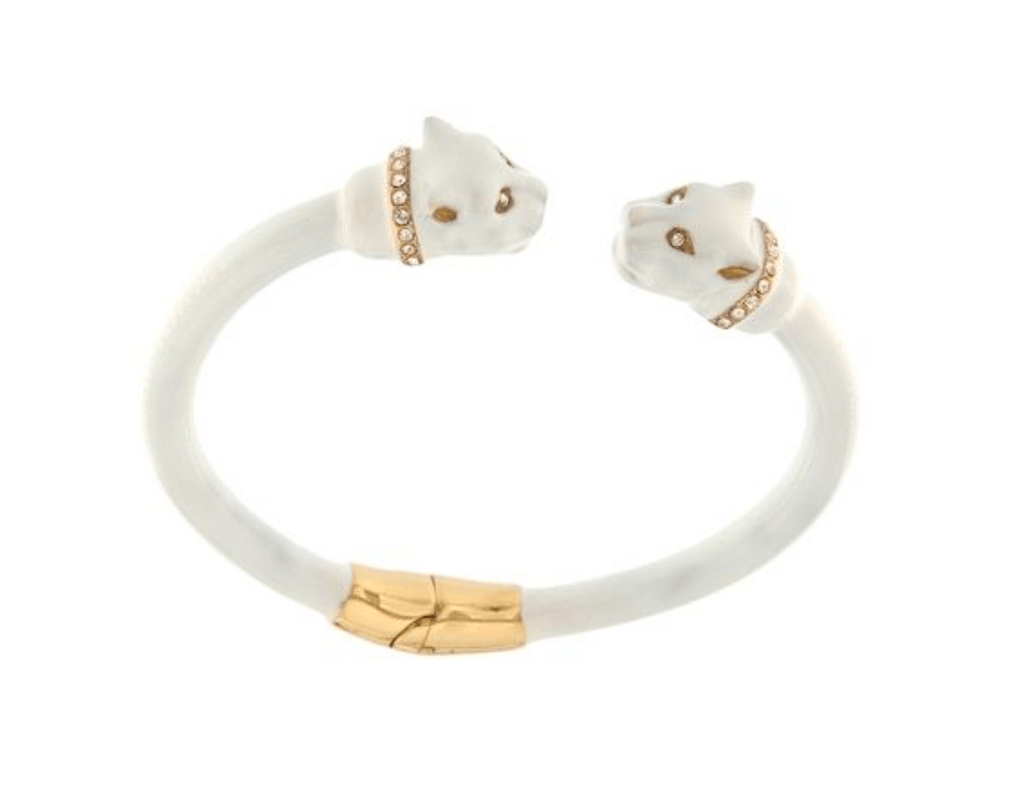 Le Marshand®  -  Joyería en plata 925, chapado en Oro 24K - Brazalete Animal Panther Total White - Diseños propios - Brazaletes, pulseras, collares y pendientes - Joyería online - Mallorca