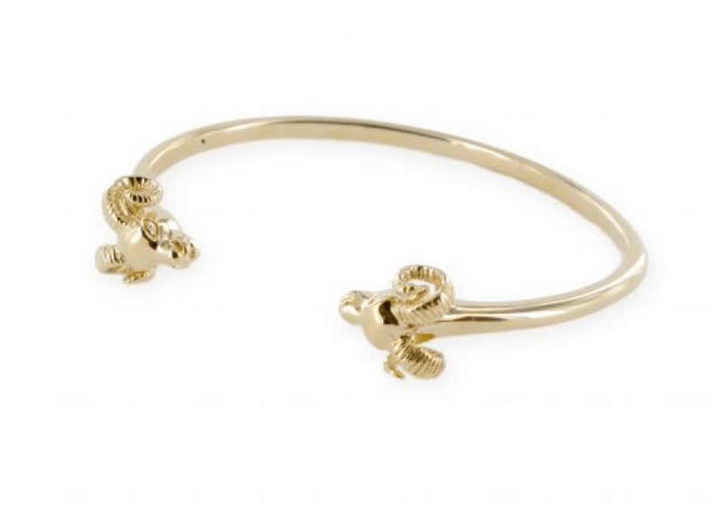 Le Marshand®  -  Joyería en plata 925, chapado en Oro 24K - Brazalete Animal Cabra - Diseños propios - Brazaletes, pulseras, collares y pendientes - Joyería online - Mallorca