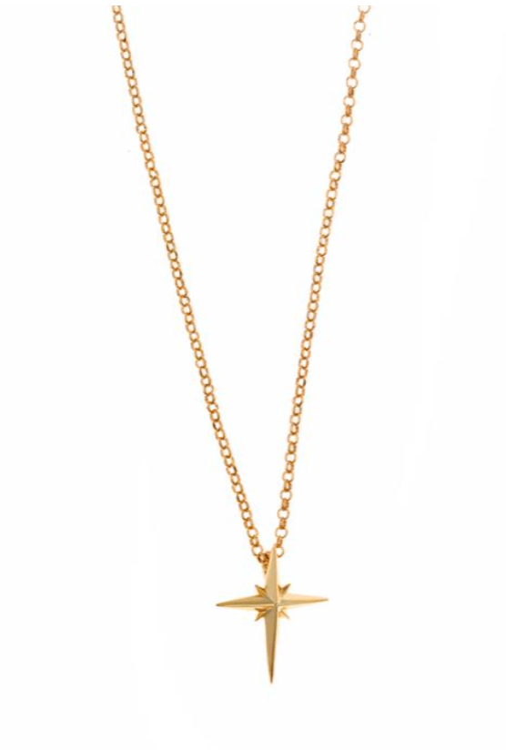 Le Marshand®  -  Joyería en plata 925, chapado en Oro 24K - Collar Estrella de Oriente Petite (Plata bañada oro) - Diseños propios - Brazaletes, pulseras, collares y pendientes - Joyería online - Mallorca