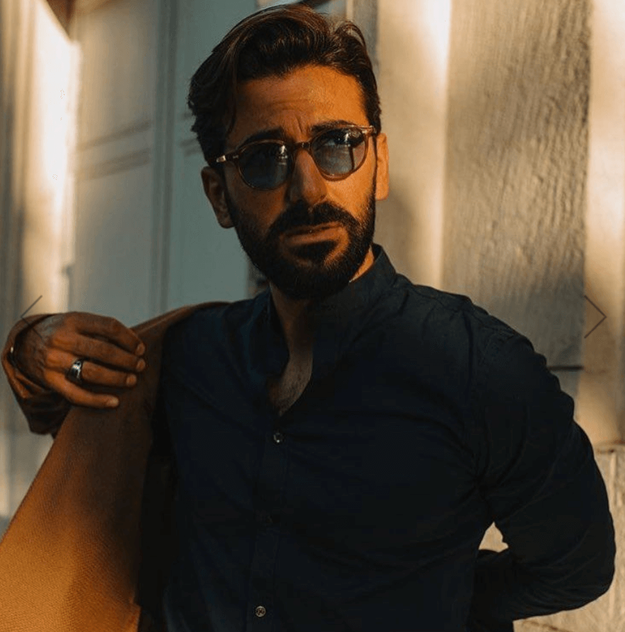 Le Marshand®  -  Joyería en plata 925, chapado en Oro 24K - Cran - Classic Tortoise / Blue - Diseños propios - Brazaletes, pulseras, collares y pendientes - Joyería online - Mallorca