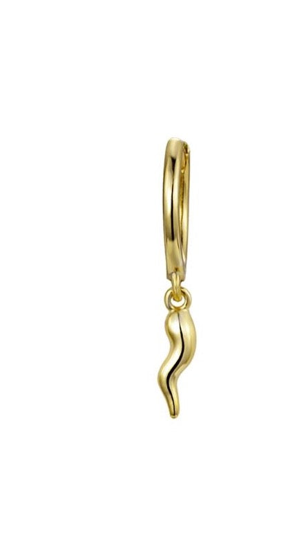 Le Marshand®  -  Joyería en plata 925, chapado en Oro 24K - Arito Guindilla Pequeña - Diseños propios - Brazaletes, pulseras, collares y pendientes - Joyería online - Mallorca