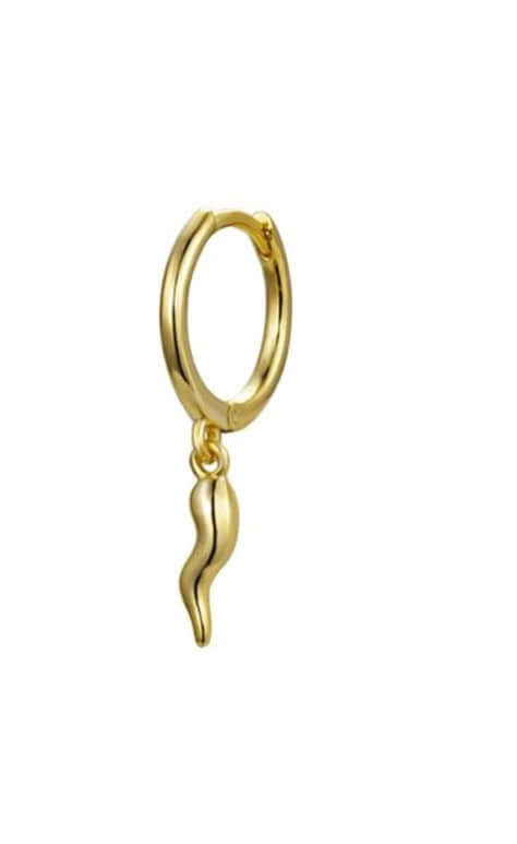 Le Marshand®  -  Joyería en plata 925, chapado en Oro 24K - Arito Guindilla Pequeña - Diseños propios - Brazaletes, pulseras, collares y pendientes - Joyería online - Mallorca