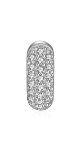 Le Marshand®  -  Joyería en plata 925, chapado en Oro 24K - Arito Round Mini (Plata) - Diseños propios - Brazaletes, pulseras, collares y pendientes - Joyería online - Mallorca