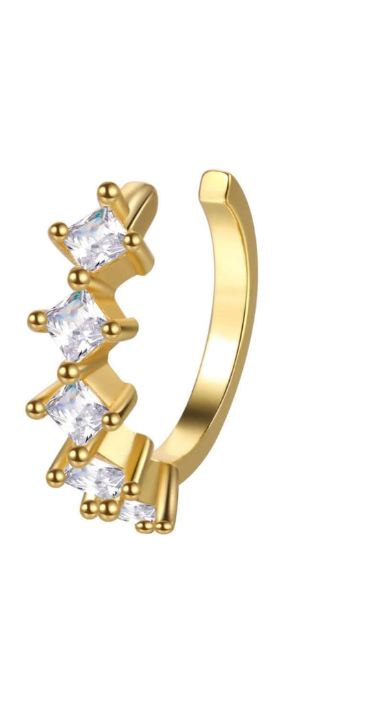 Le Marshand®  -  Joyería en plata 925, chapado en Oro 24K - Cuff 5 circonitas - Diseños propios - Brazaletes, pulseras, collares y pendientes - Joyería online - Mallorca