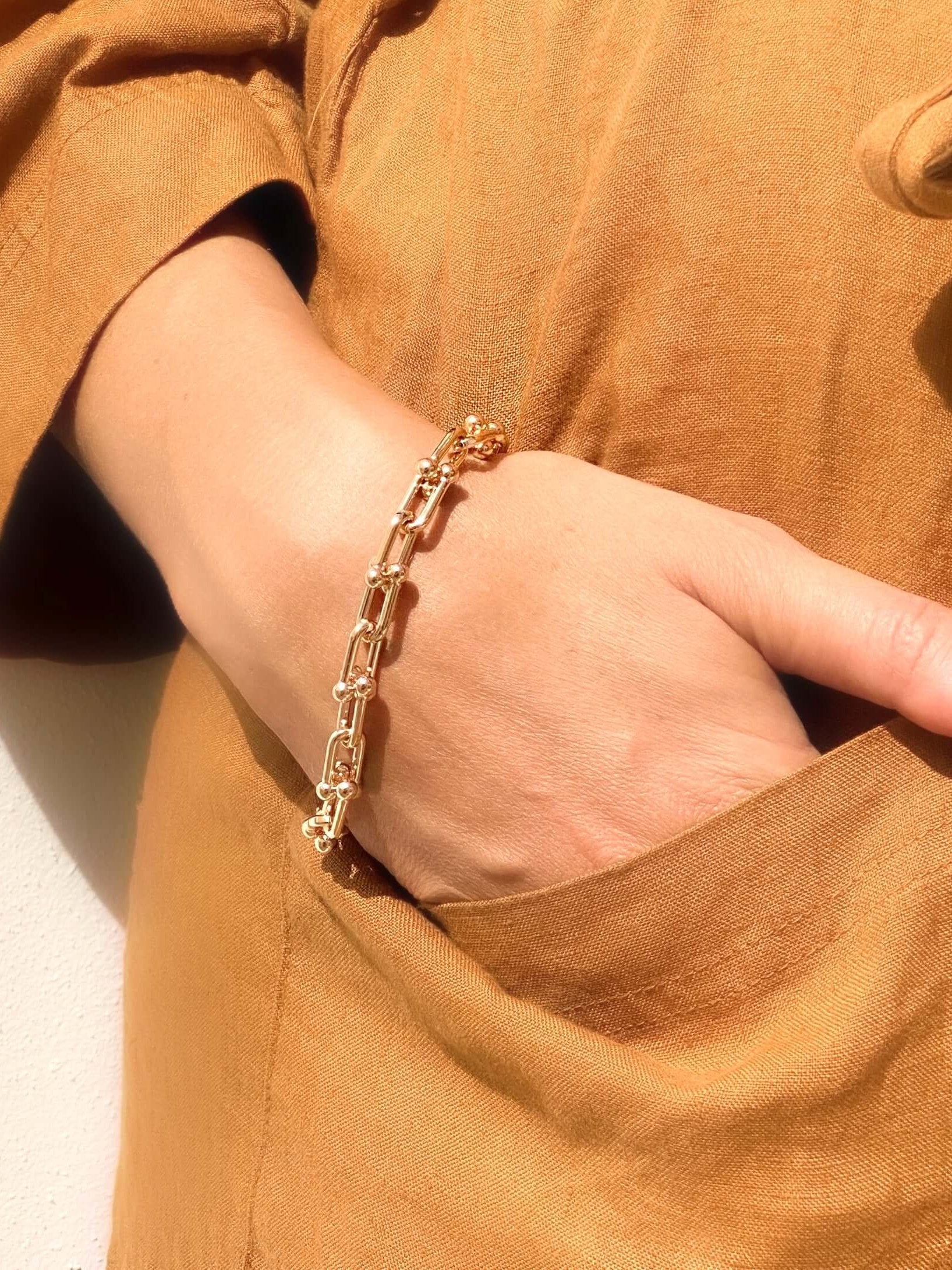 Le Marshand®  -  Joyería en plata 925, chapado en Oro 24K - Pulsera Amber - Diseños propios - Brazaletes, pulseras, collares y pendientes - Joyería online - Mallorca