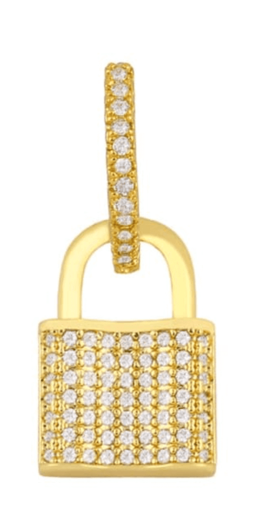 Le Marshand®  -  Joyería en plata 925, chapado en Oro 24K - Arito Lux Candado - Diseños propios - Brazaletes, pulseras, collares y pendientes - Joyería online - Mallorca