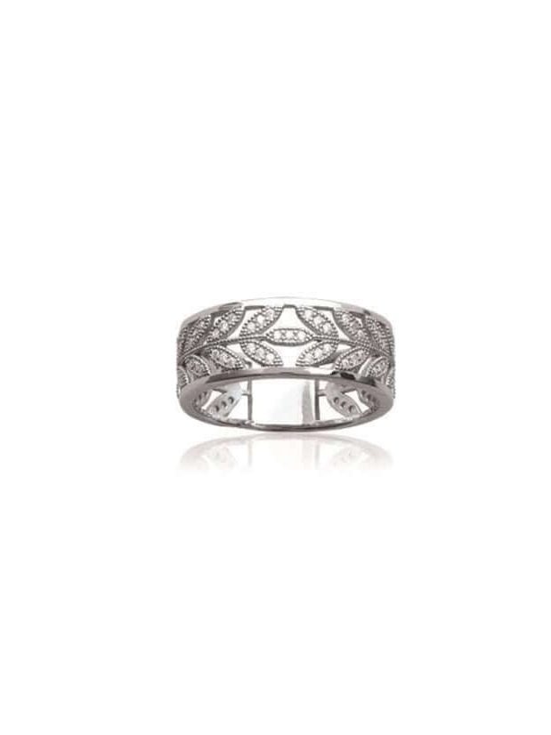 Anillo Laurel (Plata de Ley 925) (RBJ*) - LE MARSHAND™