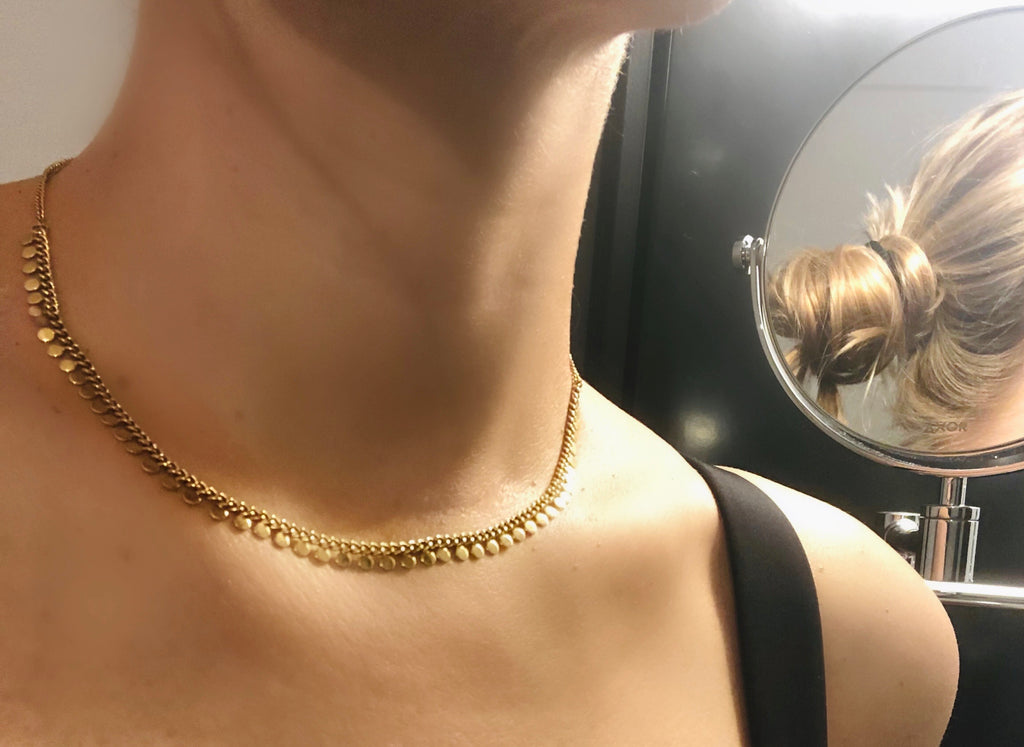 Le Marshand®  -  Joyería en plata 925, chapado en Oro 24K - Collar Pomb 42 - Diseños propios - Brazaletes, pulseras, collares y pendientes - Joyería online - Mallorca
