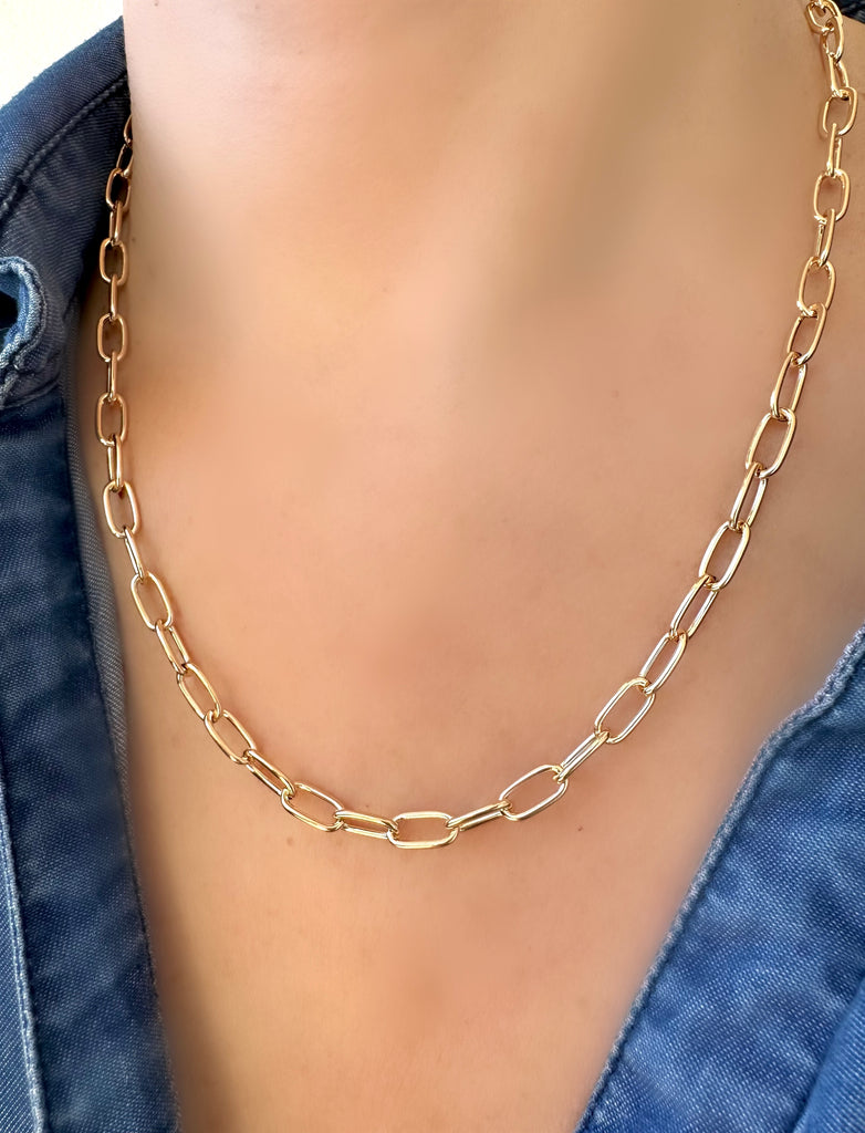 Le Marshand®  -  Joyería en plata 925, chapado en Oro 24K - Collar Cadena Verona - Diseños propios - Brazaletes, pulseras, collares y pendientes - Joyería online - Mallorca