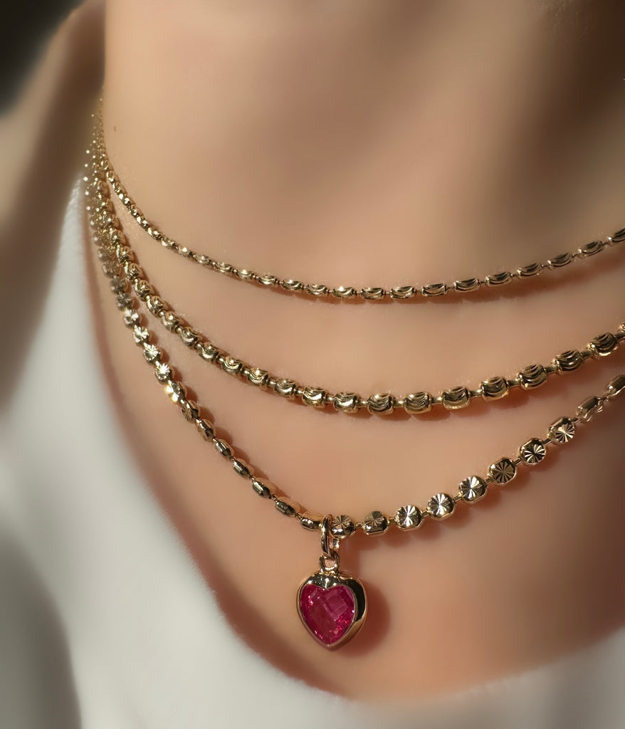 Le Marshand®  -  Joyería en plata 925, chapado en Oro 24K - Collar Love - Diseños propios - Brazaletes, pulseras, collares y pendientes - Joyería online - Mallorca