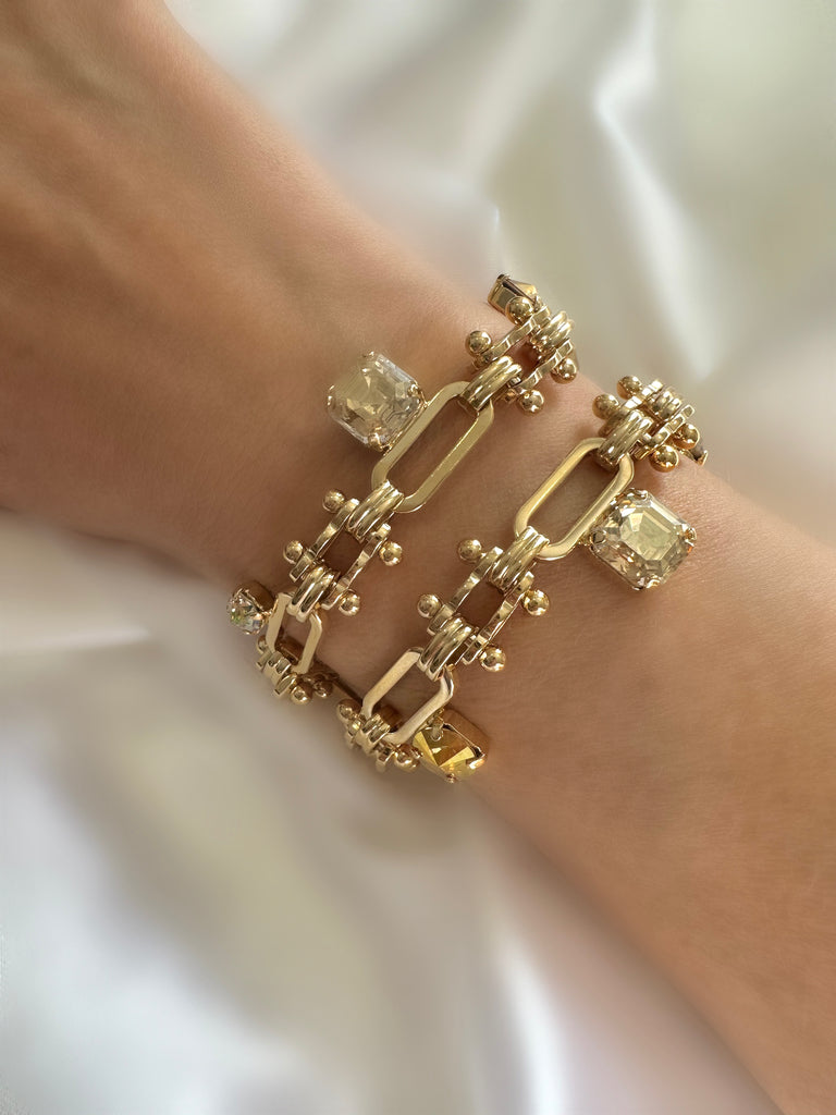 Le Marshand®  -  Joyería en plata 925, chapado en Oro 24K - Brazalete Valetta Doble - Diseños propios - Brazaletes, pulseras, collares y pendientes - Joyería online - Mallorca