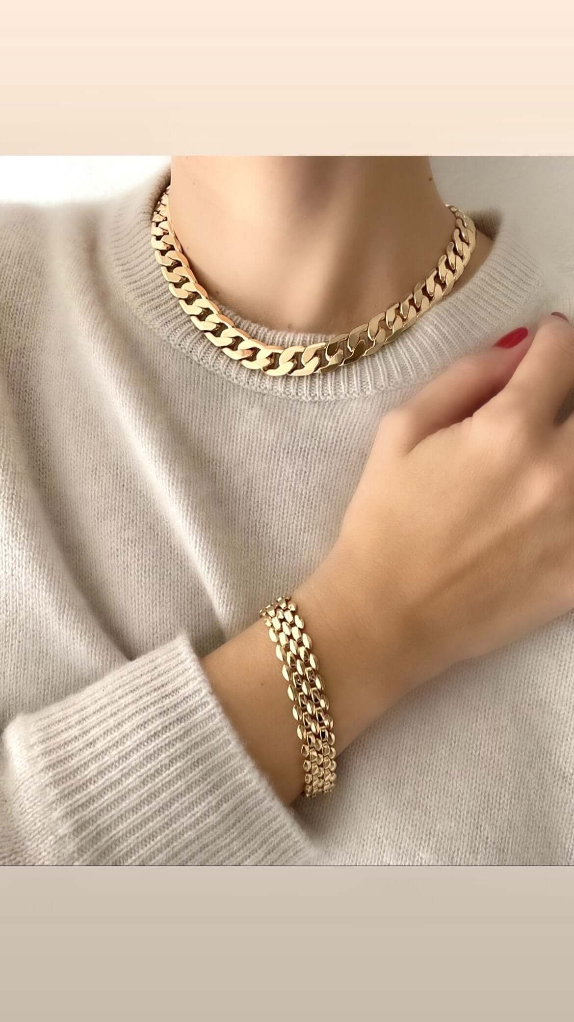 Le Marshand®  -  Joyería en plata 925, chapado en Oro 24K - Brazalete Leoni - Diseños propios - Brazaletes, pulseras, collares y pendientes - Joyería online - Mallorca