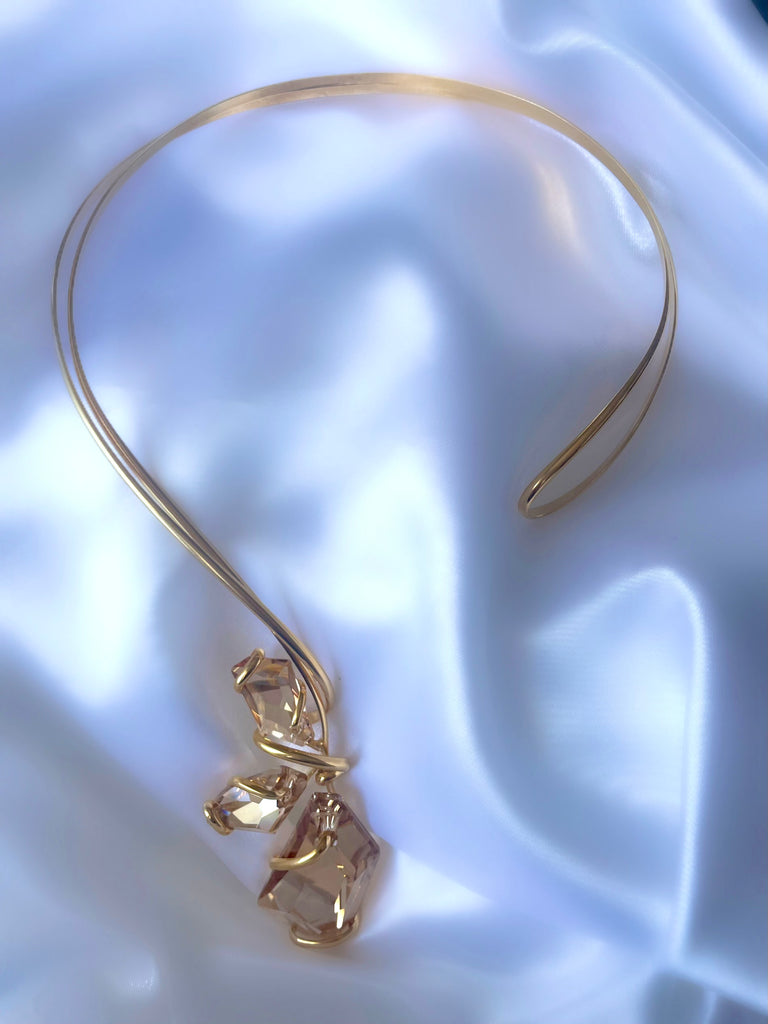 Le Marshand®  -  Joyería en plata 925, chapado en Oro 24K - Collar Gran Foners Dorado - Diseños propios - Brazaletes, pulseras, collares y pendientes - Joyería online - Mallorca