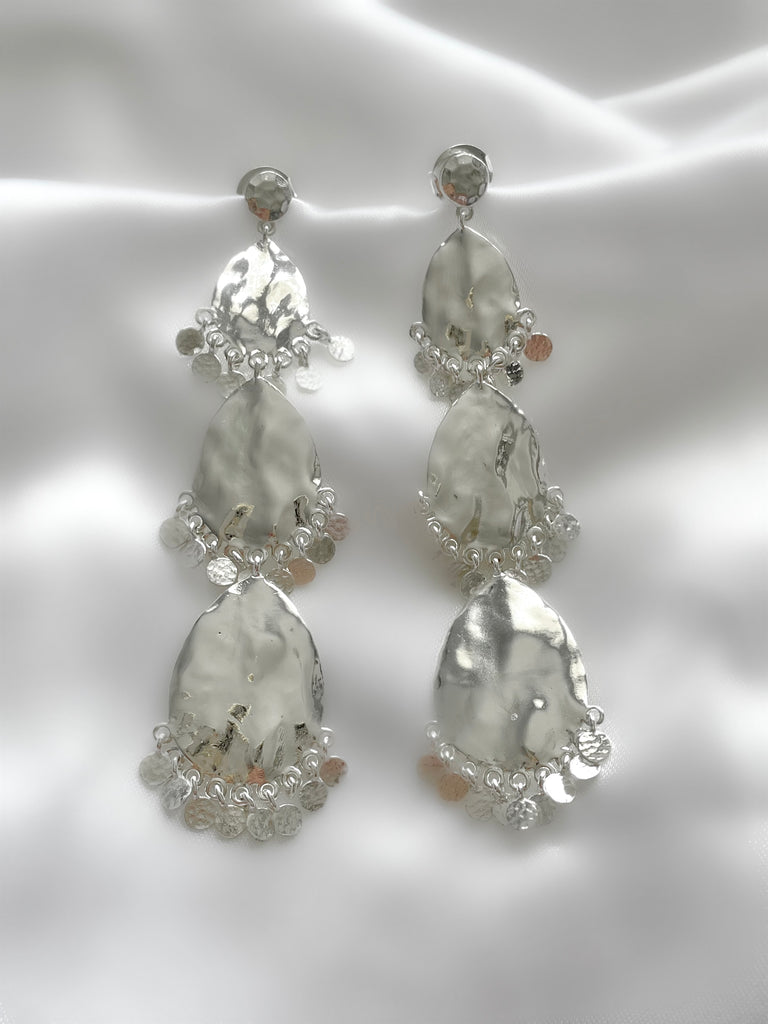 Le Marshand®  -  Joyería en plata 925, chapado en Oro 24K - Pendientes Bells (Baño Plata) - Diseños propios - Brazaletes, pulseras, collares y pendientes - Joyería online - Mallorca
