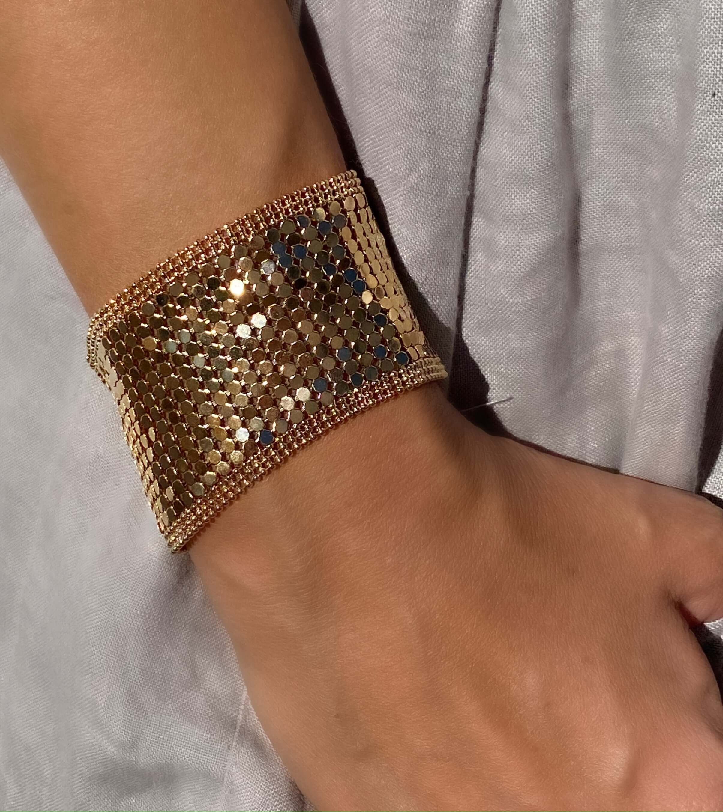 Le Marshand®  -  Joyería en plata 925, chapado en Oro 24K - Brazalete Disco - Diseños propios - Brazaletes, pulseras, collares y pendientes - Joyería online - Mallorca