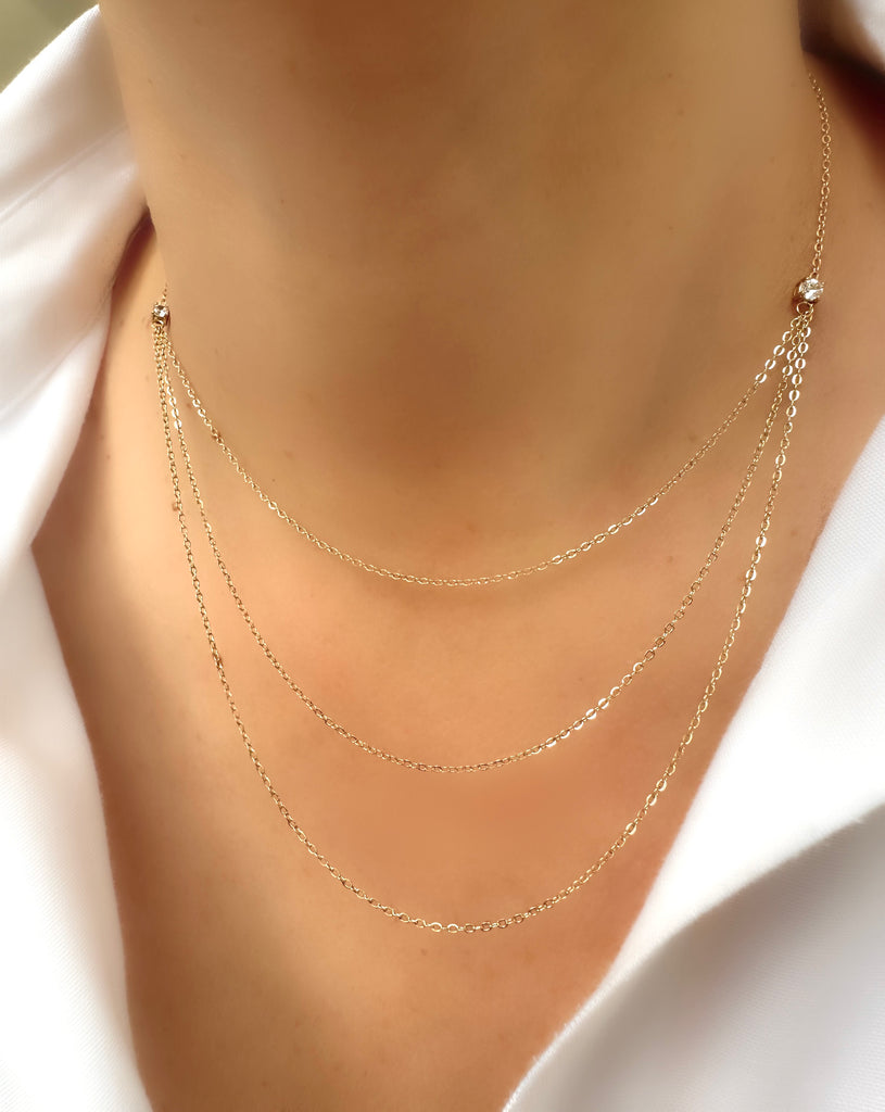 Le Marshand®  -  Joyería en plata 925, chapado en Oro 24K - Collar Camelia - Diseños propios - Brazaletes, pulseras, collares y pendientes - Joyería online - Mallorca