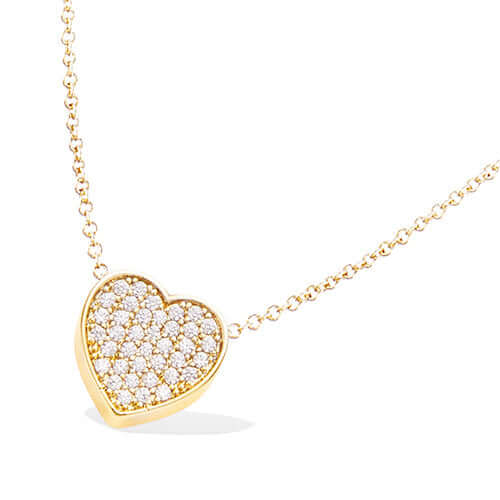 Le Marshand®  -  Joyería en plata 925, chapado en Oro 24K - Collar Corazón Brioche - Diseños propios - Brazaletes, pulseras, collares y pendientes - Joyería online - Mallorca