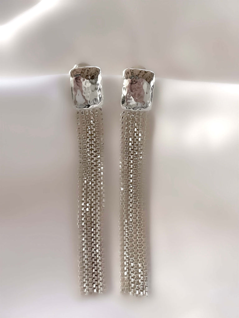 Le Marshand®  -  Joyería en plata 925, chapado en Oro 24K - Pendientes Artist (Plata) - Diseños propios - Brazaletes, pulseras, collares y pendientes - Joyería online - Mallorca