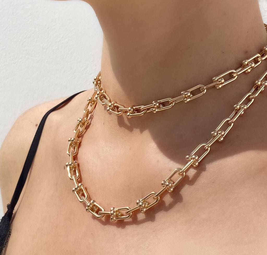 Le Marshand®  -  Joyería en plata 925, chapado en Oro 24K - Collar Amber - Diseños propios - Brazaletes, pulseras, collares y pendientes - Joyería online - Mallorca