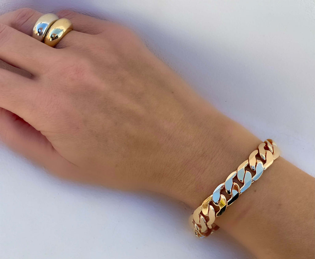 Le Marshand®  -  Joyería en plata 925, chapado en Oro 24K - Brazalete Camille - Diseños propios - Brazaletes, pulseras, collares y pendientes - Joyería online - Mallorca