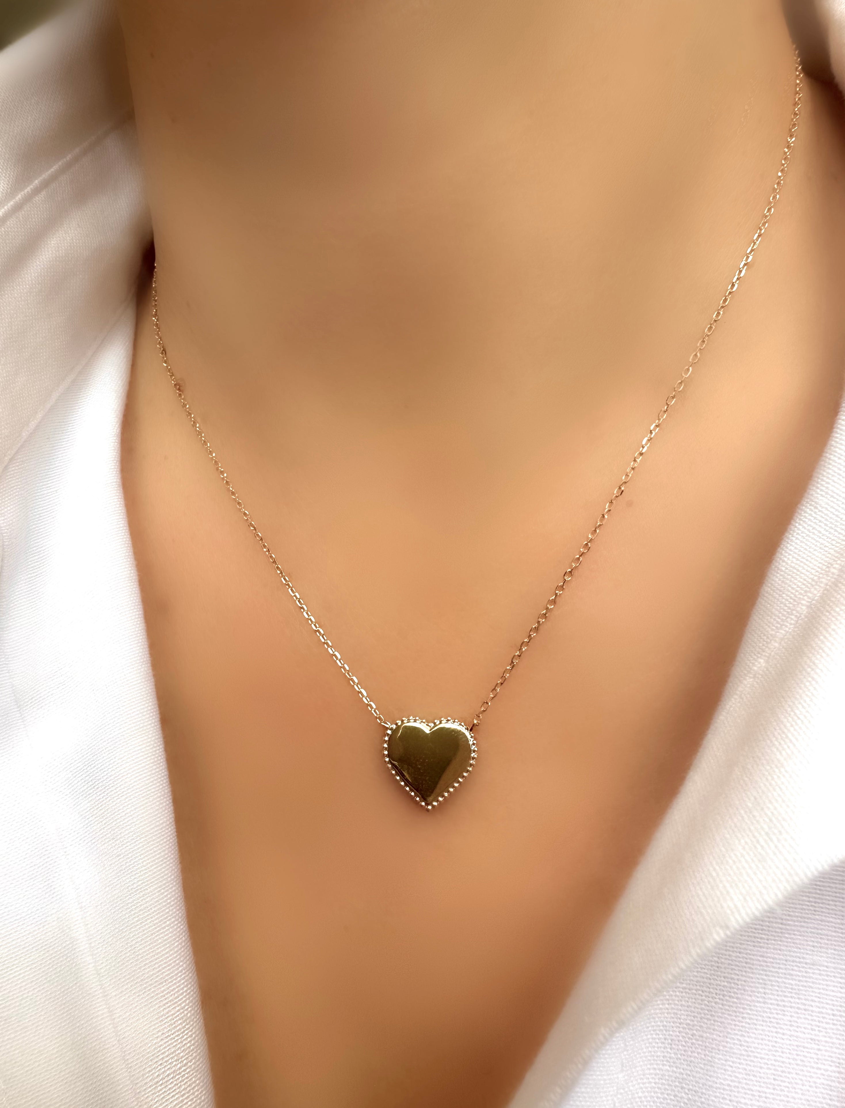 Le Marshand®  -  Joyería en plata 925, chapado en Oro 24K - Collar Corazón - Diseños propios - Brazaletes, pulseras, collares y pendientes - Joyería online - Mallorca