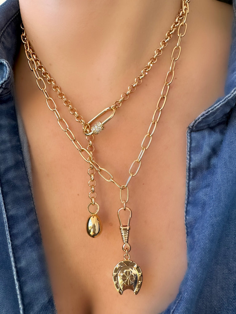 Le Marshand®  -  Joyería en plata 925, chapado en Oro 24K - Collar Lucky - Diseños propios - Brazaletes, pulseras, collares y pendientes - Joyería online - Mallorca
