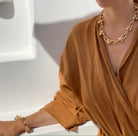 Le Marshand®  -  Joyería en plata 925, chapado en Oro 24K - Collar Amber Le Grand - Diseños propios - Brazaletes, pulseras, collares y pendientes - Joyería online - Mallorca