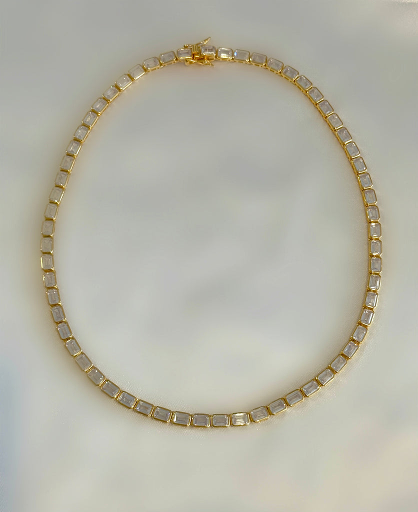 Le Marshand®  -  Joyería en plata 925, chapado en Oro 24K - Collar Riviere Porto Fino II (Plata bañada en oro 24k) - Diseños propios - Brazaletes, pulseras, collares y pendientes - Joyería online - Mallorca