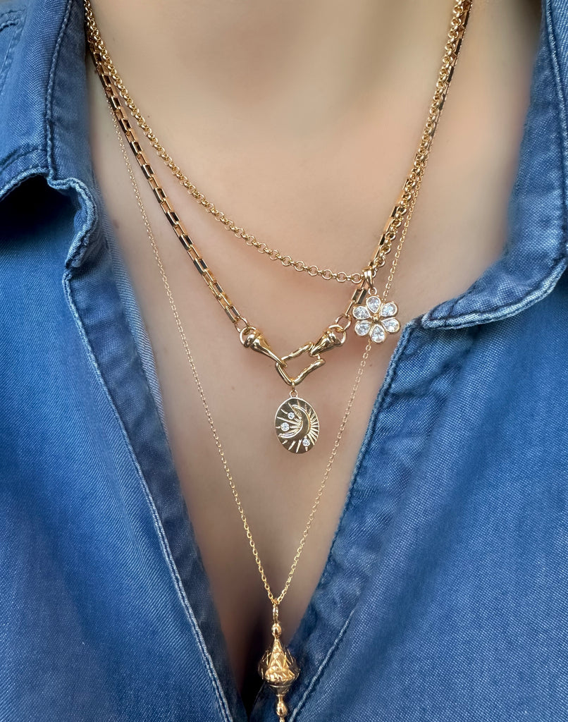 Le Marshand®  -  Joyería en plata 925, chapado en Oro 24K - Collar Petite Jolie - Diseños propios - Brazaletes, pulseras, collares y pendientes - Joyería online - Mallorca