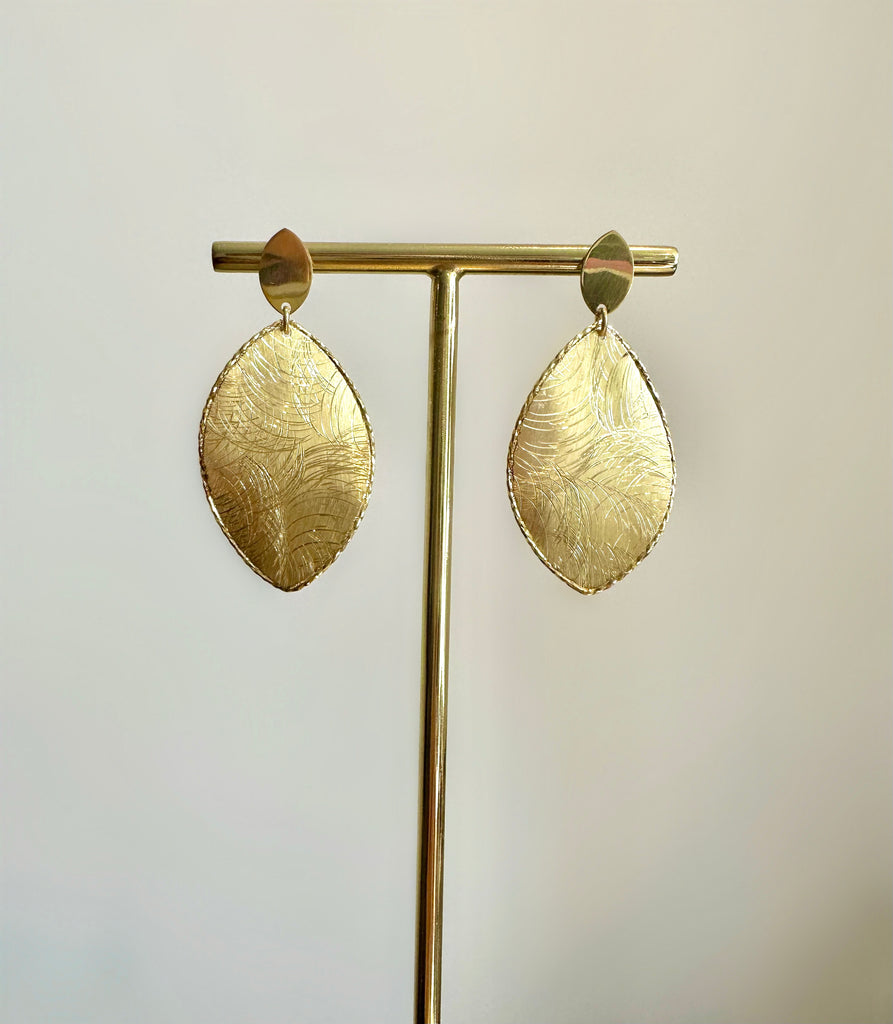Le Marshand®  -  Joyería en plata 925, chapado en Oro 24K - Pendientes Otoño (Plata bañada en oro 18k) - Diseños propios - Brazaletes, pulseras, collares y pendientes - Joyería online - Mallorca