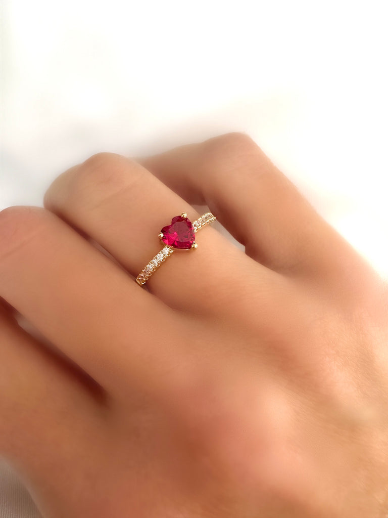 Le Marshand®  -  Joyería en plata 925, chapado en Oro 24K - Anillo Corazón Cupido - Diseños propios - Brazaletes, pulseras, collares y pendientes - Joyería online - Mallorca