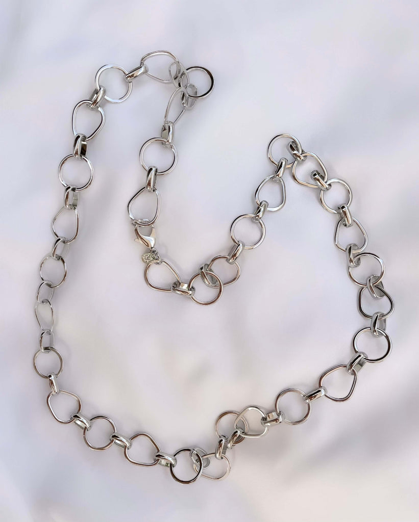 Le Marshand®  -  Joyería en plata 925, chapado en Oro 24K - Collar Metro (Plata) - Diseños propios - Brazaletes, pulseras, collares y pendientes - Joyería online - Mallorca
