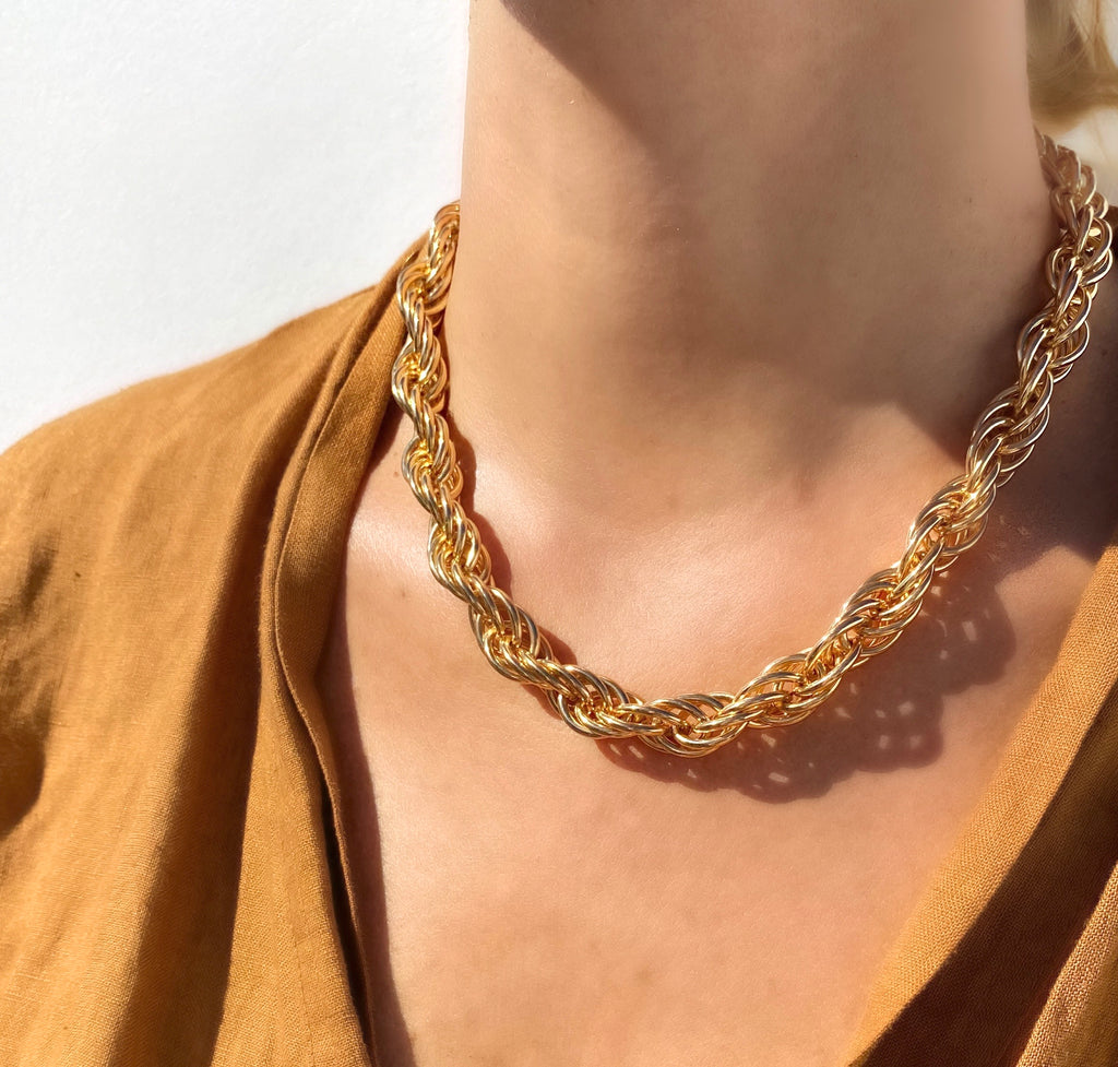 Le Marshand®  -  Joyería en plata 925, chapado en Oro 24K - Collar Sailor Chain (RBJ) - Diseños propios - Brazaletes, pulseras, collares y pendientes - Joyería online - Mallorca