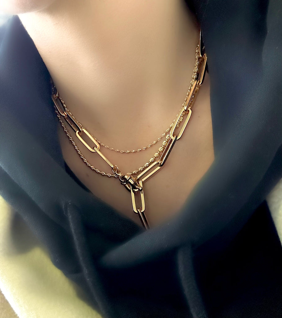 Le Marshand®  -  Joyería en plata 925, chapado en Oro 24K - Collar Elle - Diseños propios - Brazaletes, pulseras, collares y pendientes - Joyería online - Mallorca